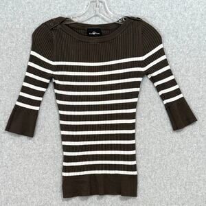 Its Our Time Ribbed Baby Tee Size M Half Sleeve 90s Grunge Goblincore Skater Y2K